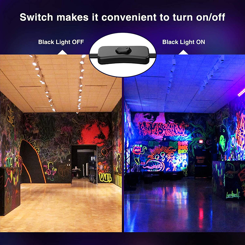 36W 385-400nm Black UV Linear Wall Washer Light 9LEDs AC85-265V Input 36W 385-400nm Black UV Linear Wall Washer Light 9LEDs AC85-265V Input